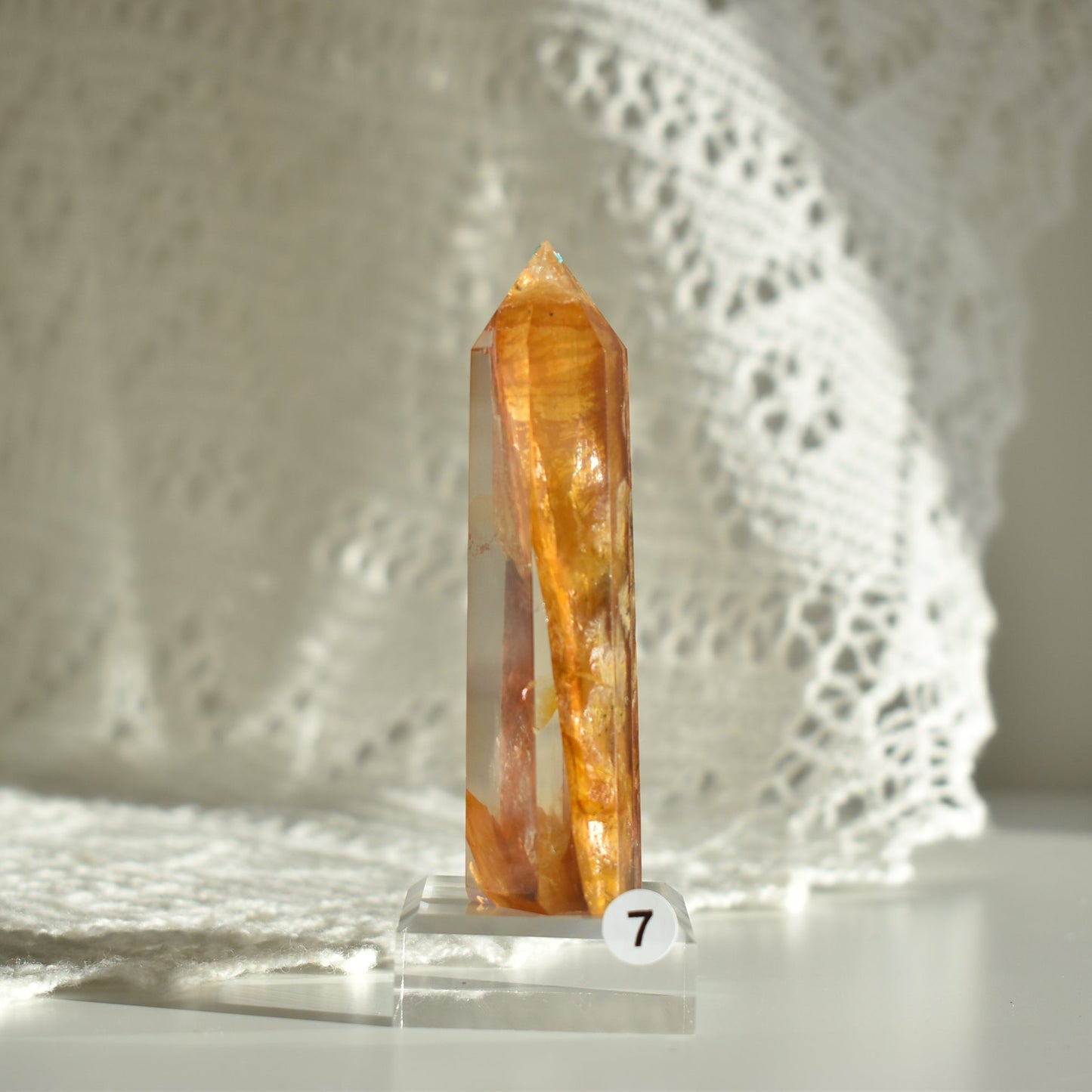 Golden Healer Quartz Point #7