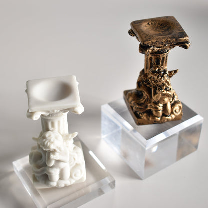 Resin Angel Crystal Sphere Holder