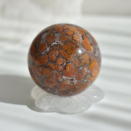 Brecciated Desert Jasper Sphere 6cm