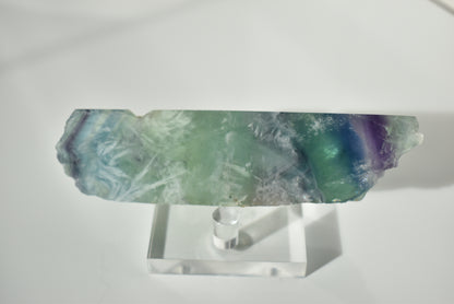 Feather Green Fluorite Raw #4