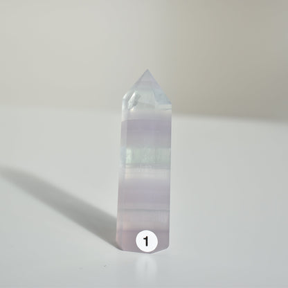 Lavender Fluorite Point #1