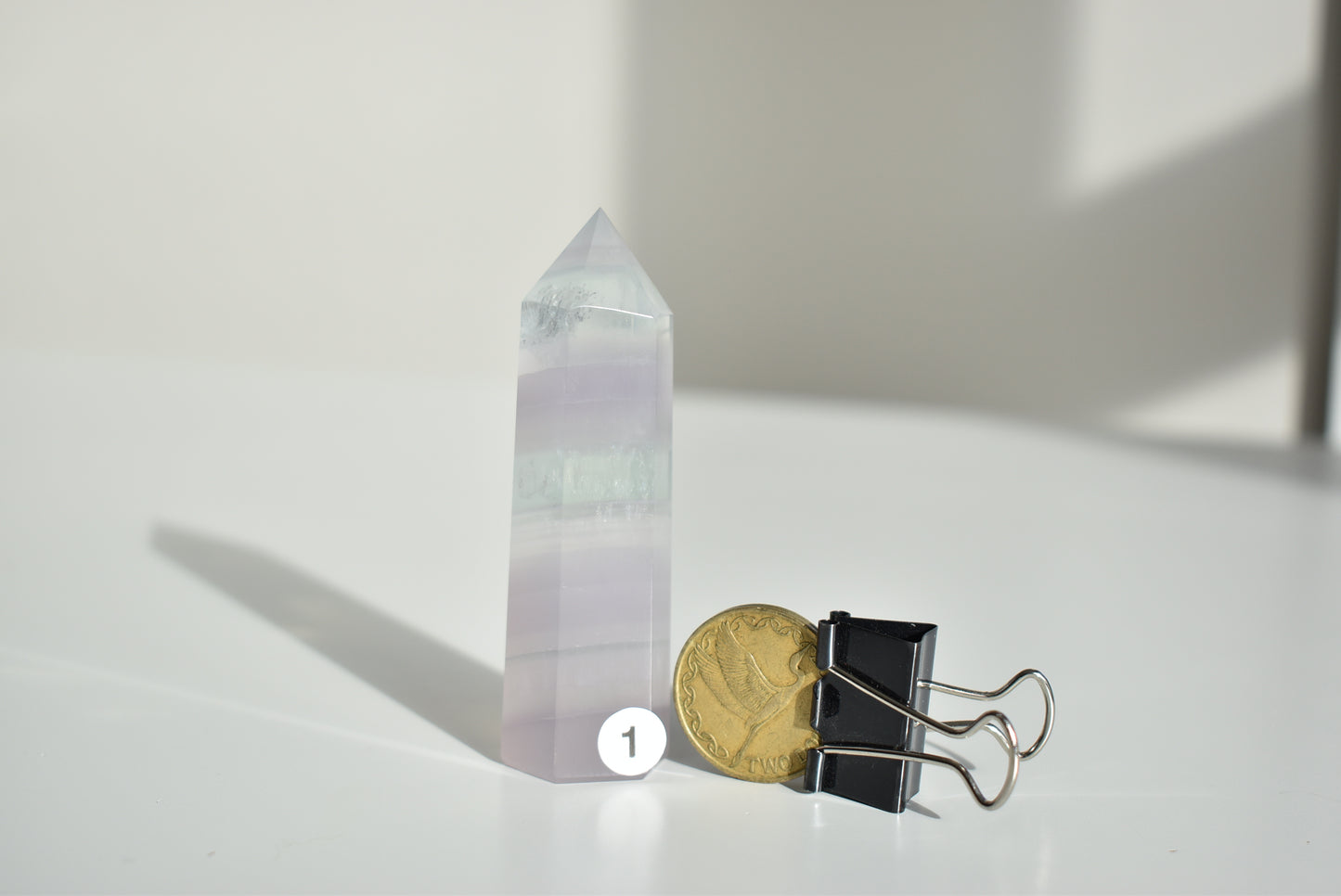 Lavender Fluorite Point #1