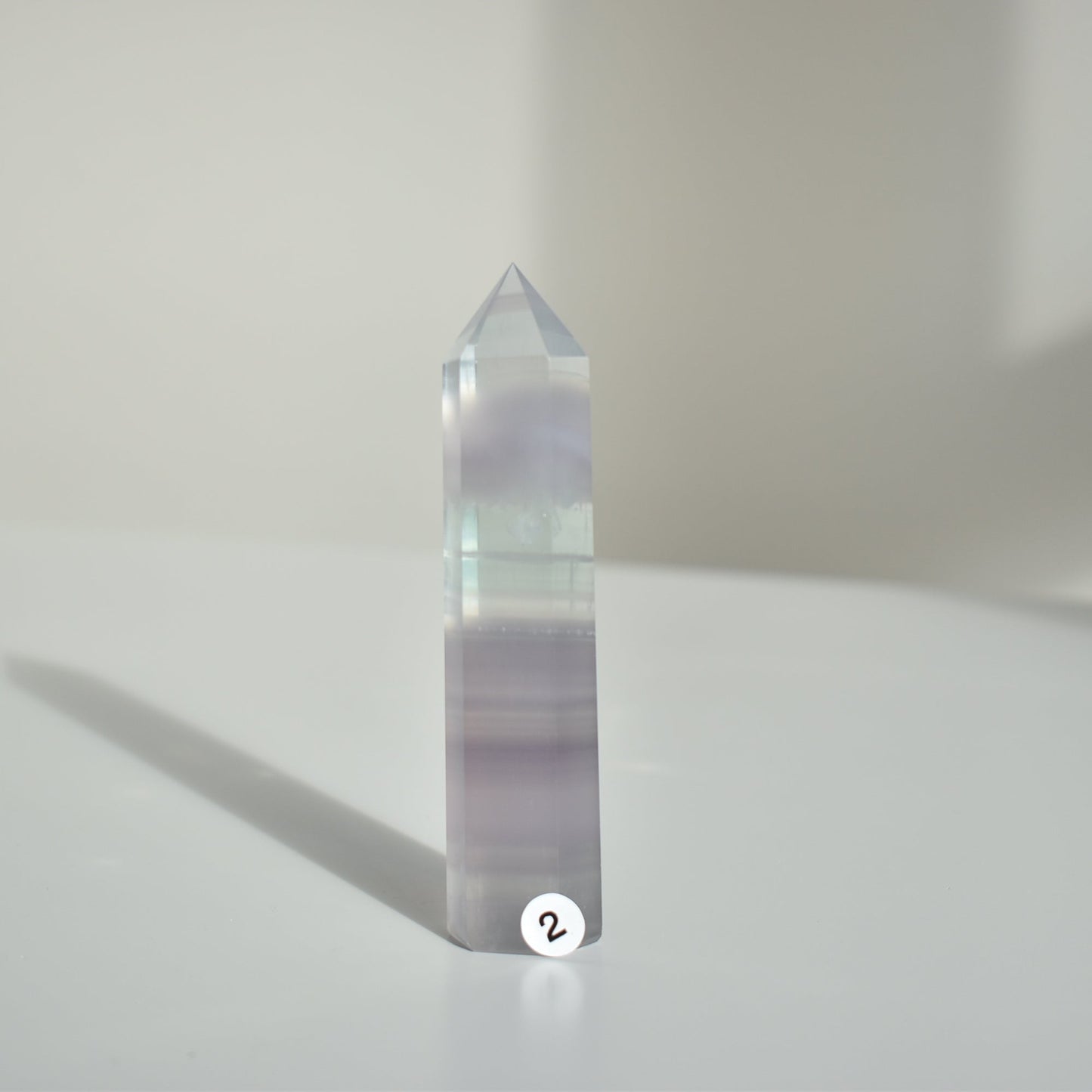Lavender Fluorite Point #2
