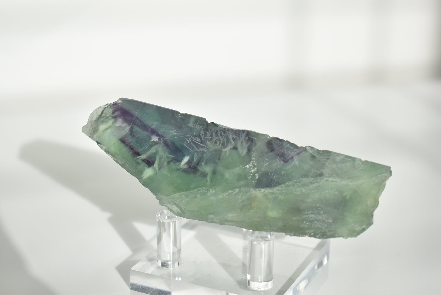 Feather Green Fluorite Raw #3