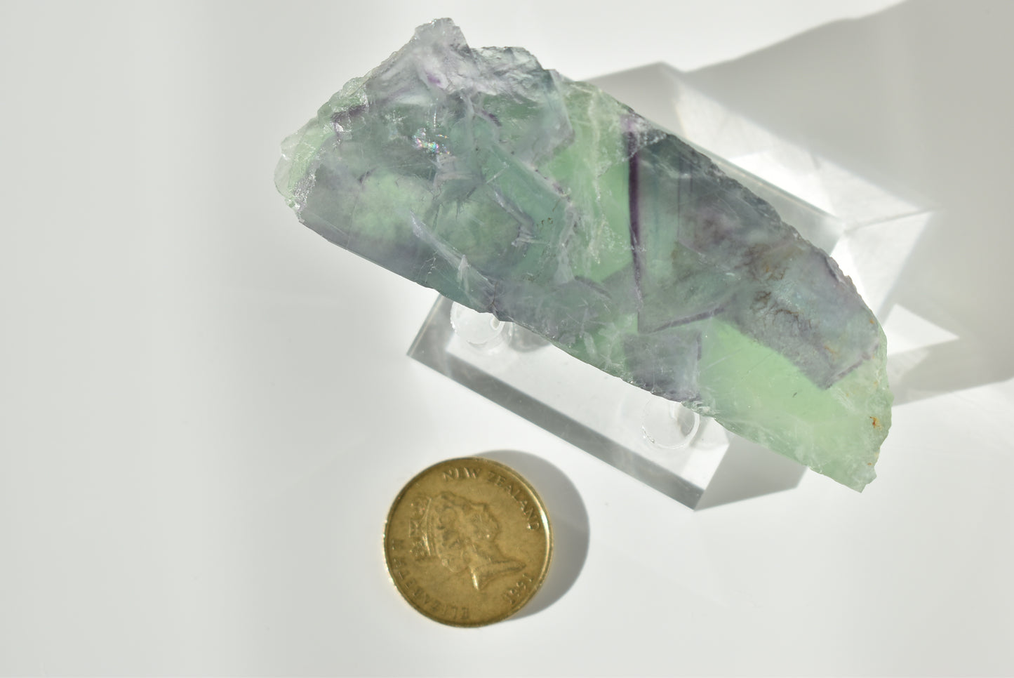 Feather Green Fluorite Raw #3