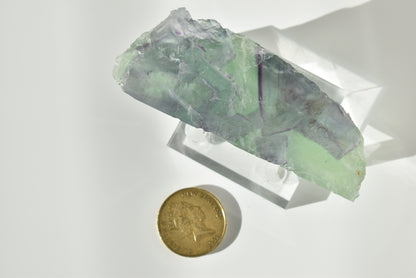 Feather Green Fluorite Raw #3