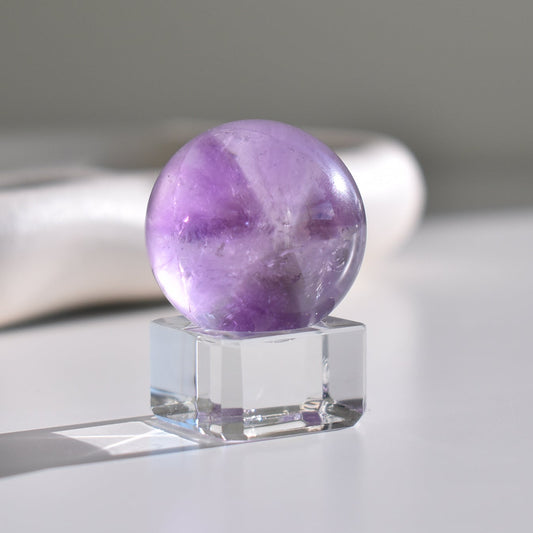 Trapiche Phantom Amethyst Sphere