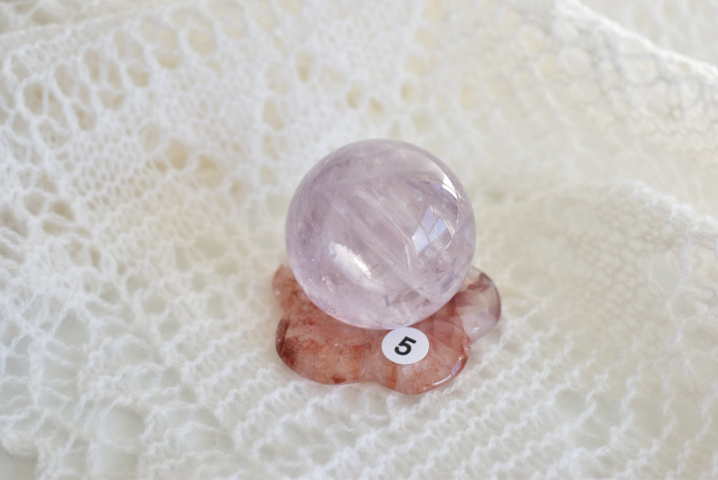 Fire (Hematoid) Quartz Flower #5