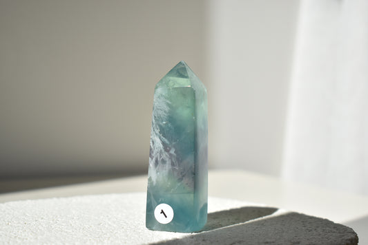Feather Fluorite Point #1