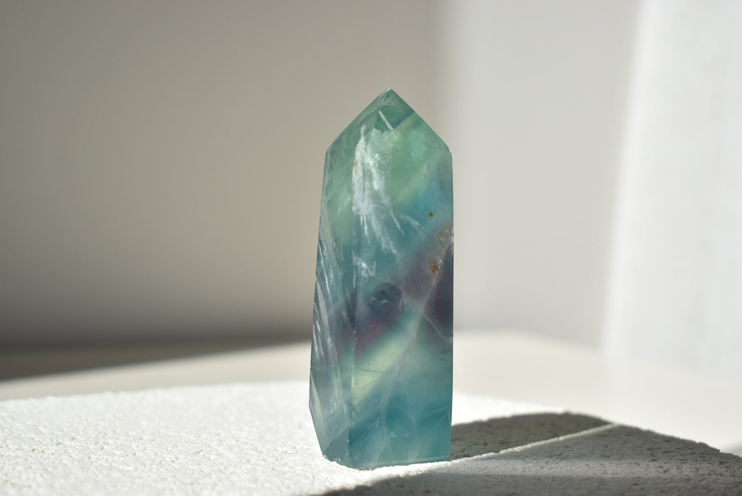 Feather Fluorite Point #1