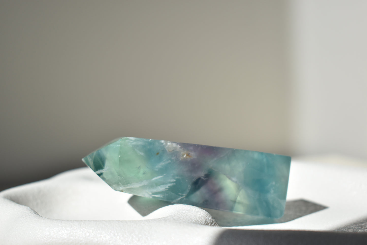 Feather Fluorite Point #1