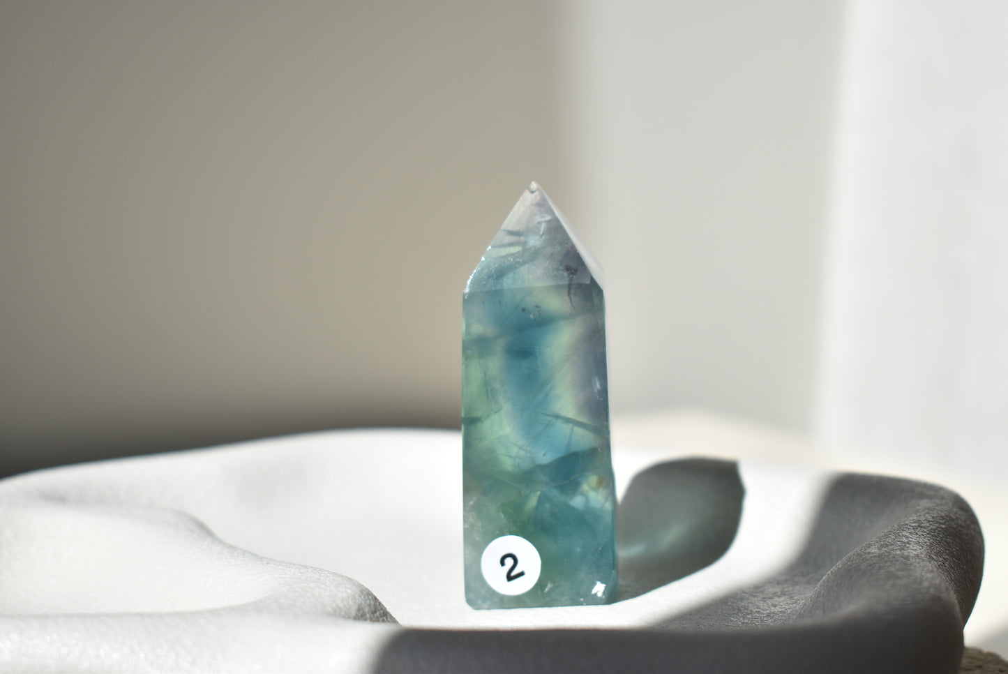 Feather Fluorite Point #2
