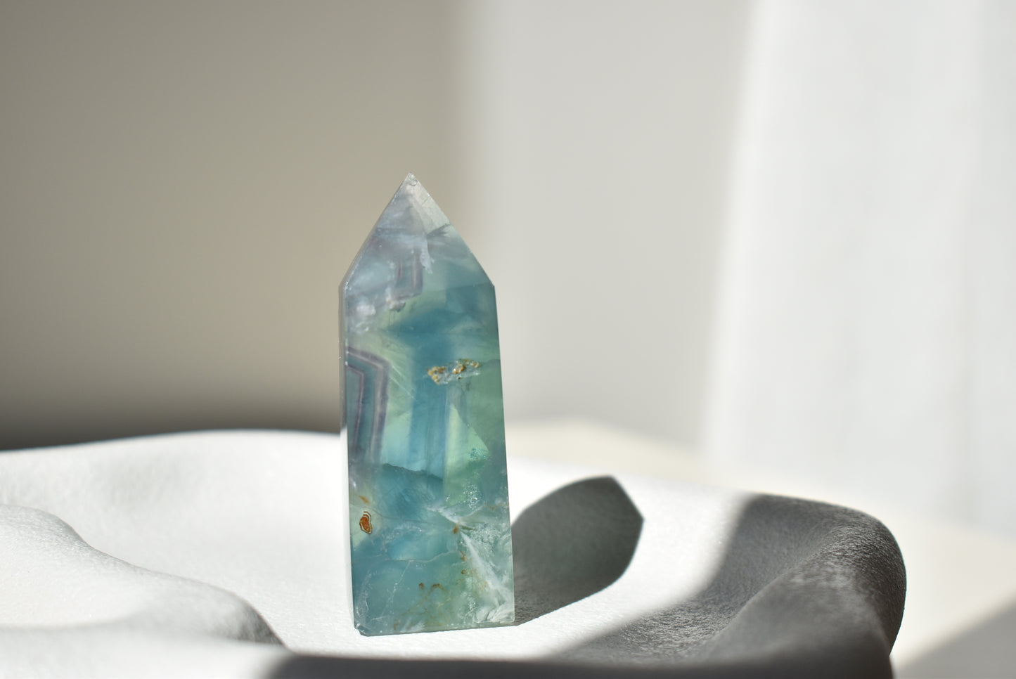 Feather Fluorite Point #2