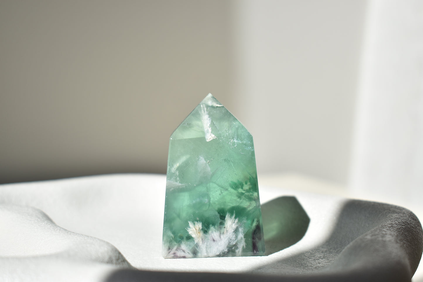 Feather Fluorite Point #3