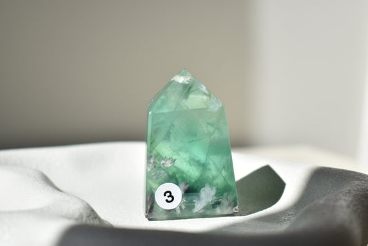 Feather Fluorite Point #3