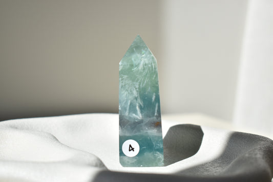 Feather Fluorite Point #4