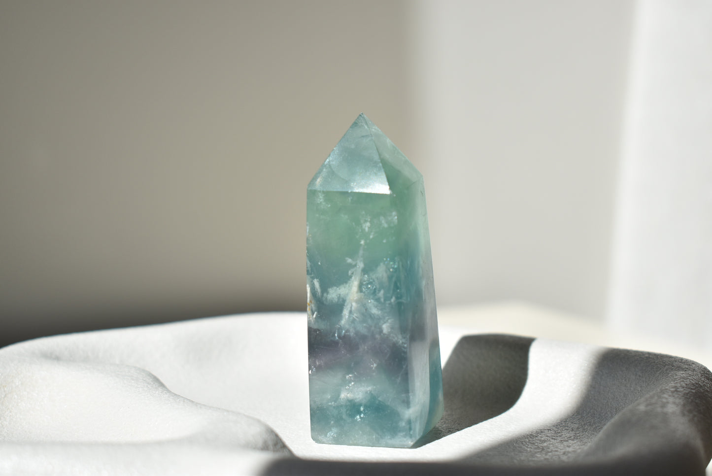 Feather Fluorite Point #4