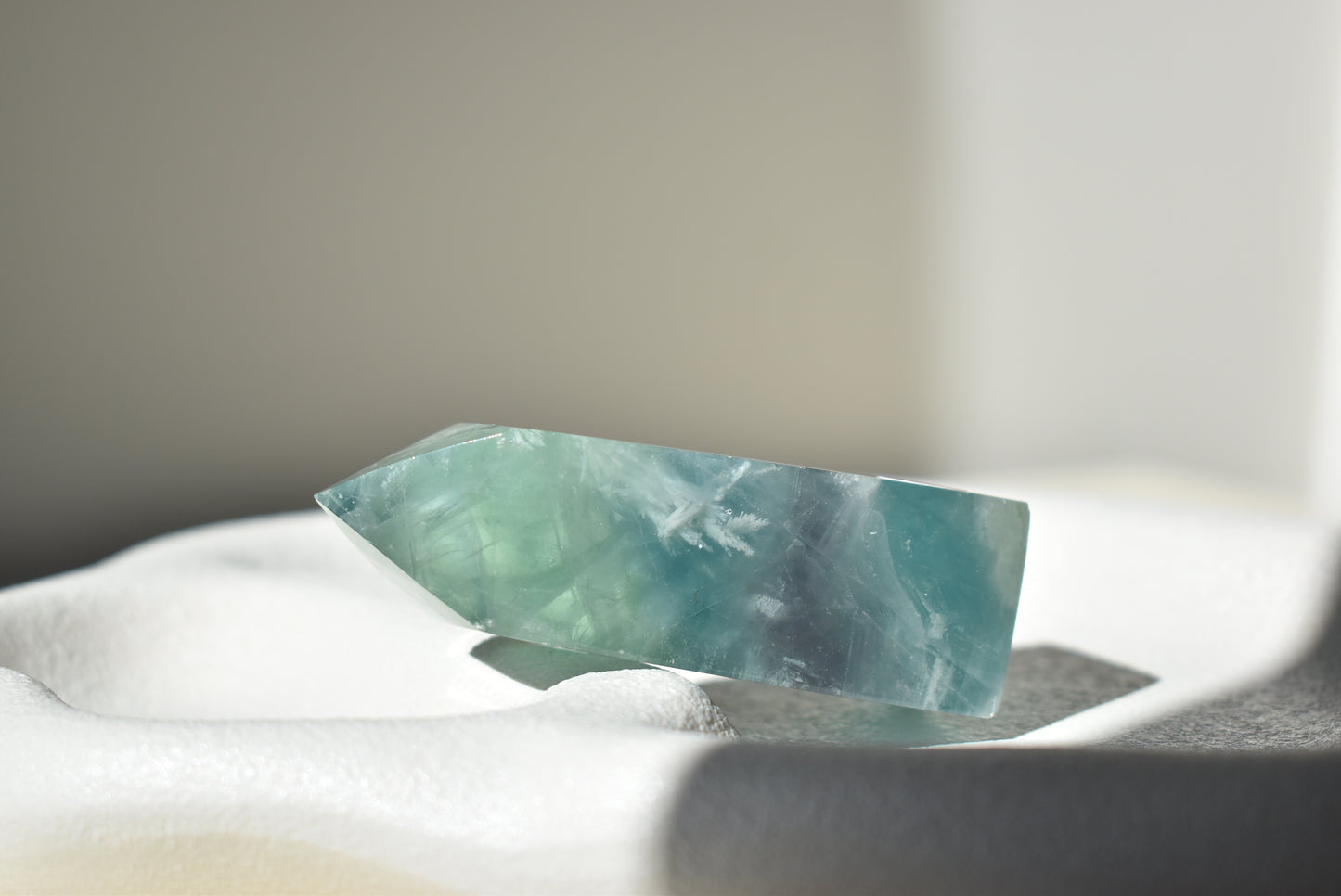 Feather Fluorite Point #4