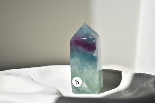 Feather Fluorite Point #5