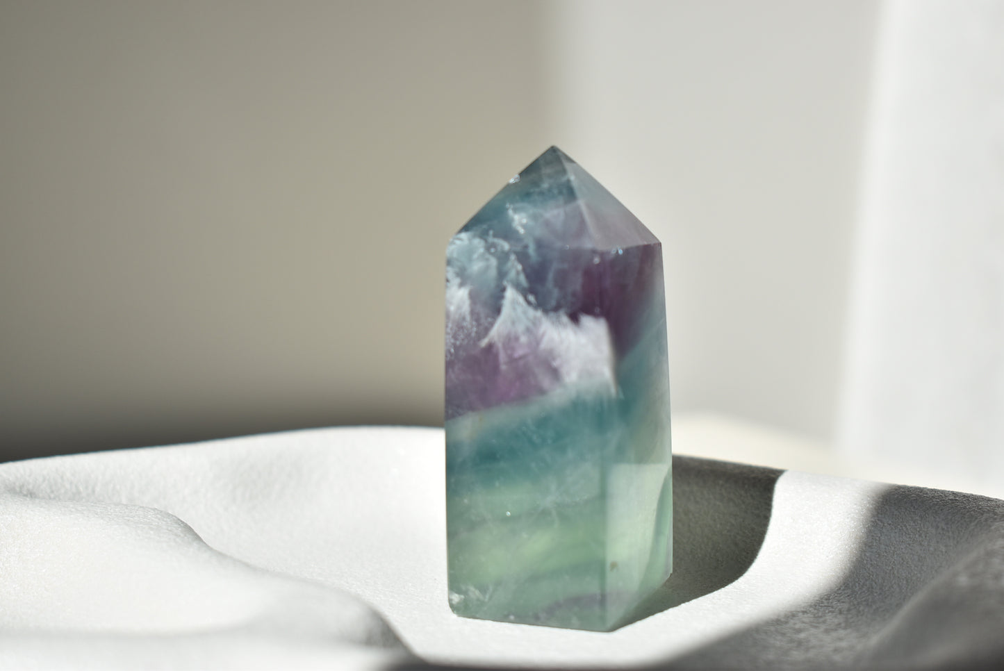 Feather Fluorite Point #5
