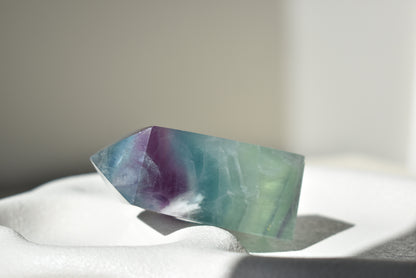 Feather Fluorite Point #5