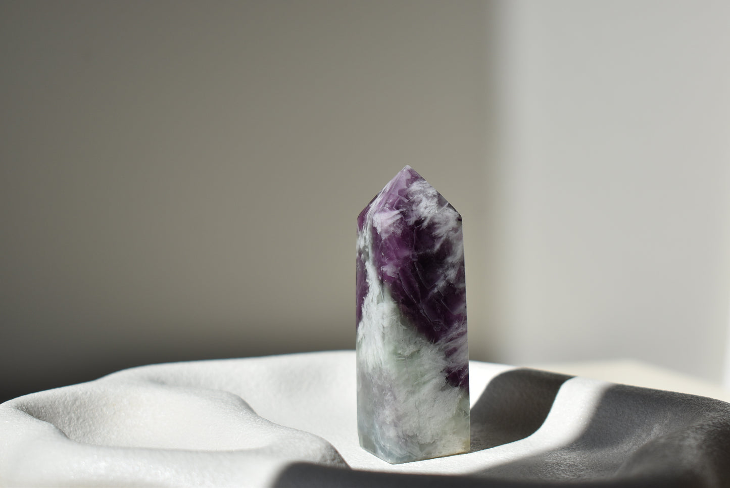 Feather Fluorite Point #7