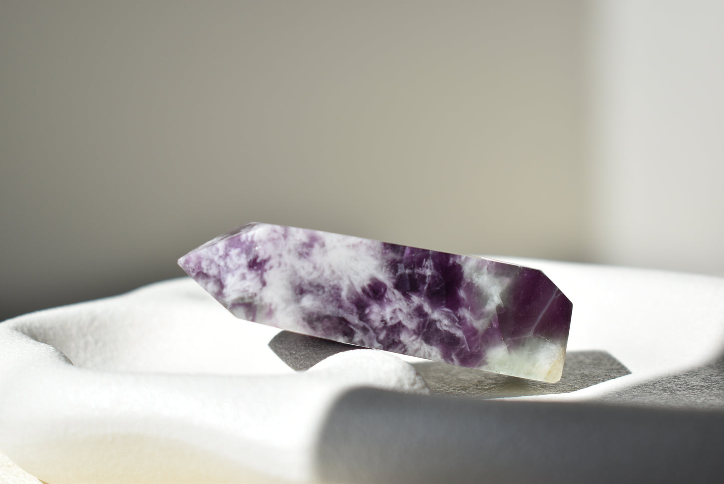 Feather Fluorite Point #7
