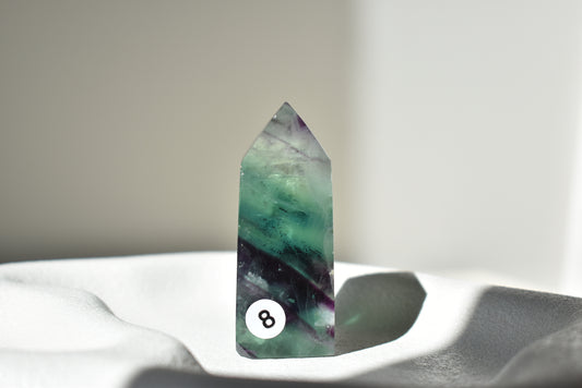 Feather Fluorite Point #8