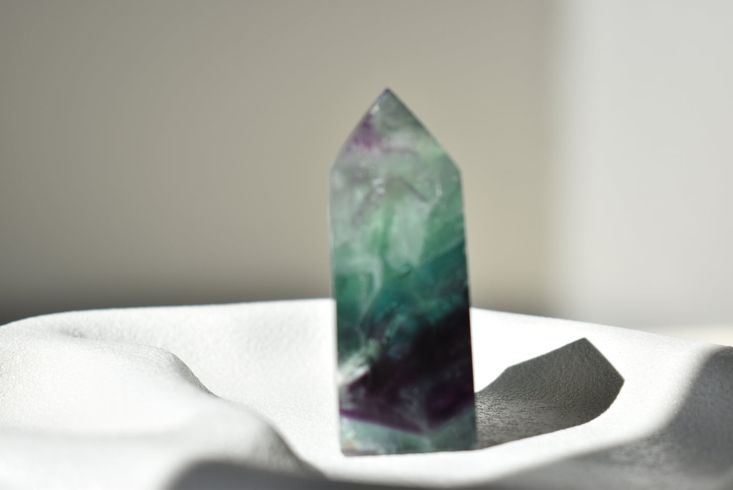 Feather Fluorite Point #8