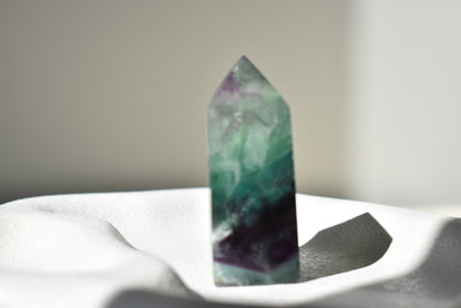 Feather Fluorite Point #8