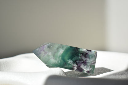Feather Fluorite Point #8