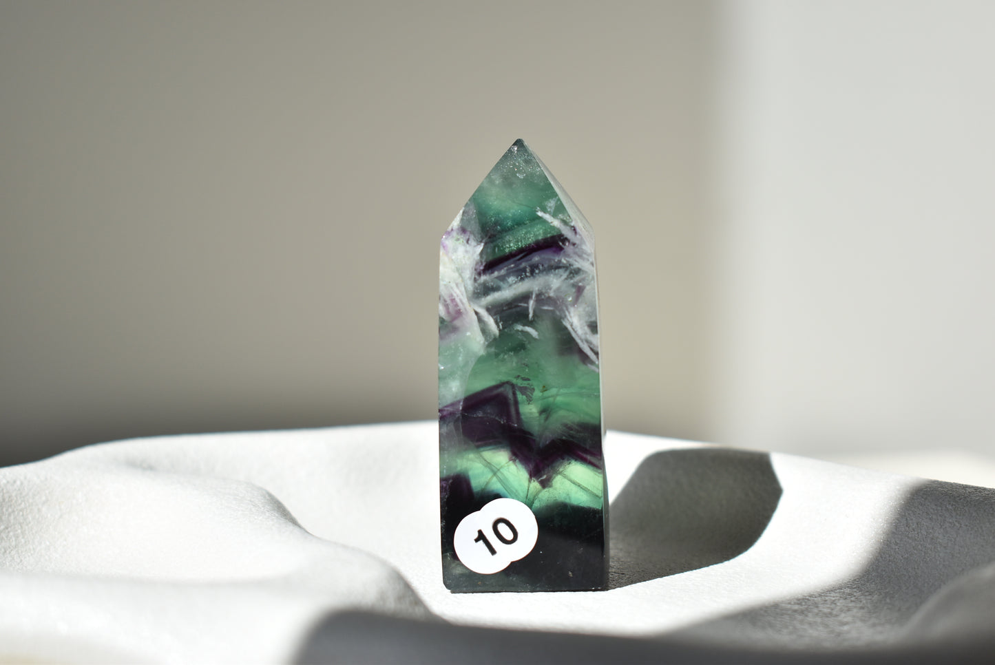 Feather Fluorite Point #10