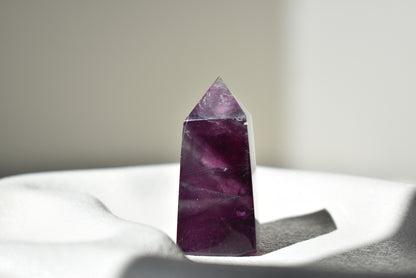 Feather Fluorite Point #12