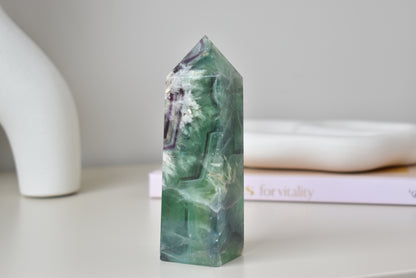 Feather Fluorite Point #2 (medium)