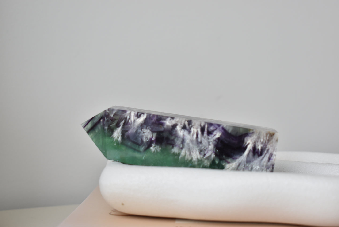 Feather Fluorite Point #3 (medium)