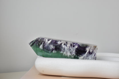 Feather Fluorite Point #3 (medium)