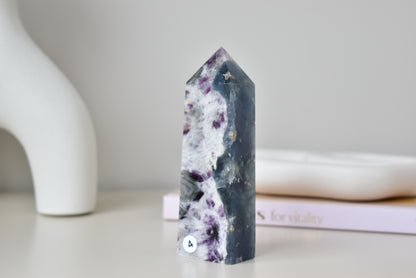 Feather Fluorite Point #4 (Medium )
