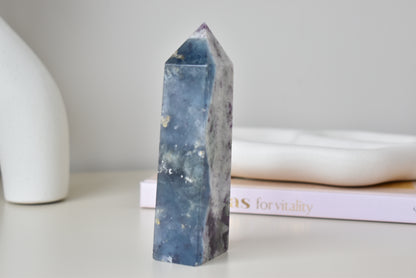 Feather Fluorite Point #4 (Medium )
