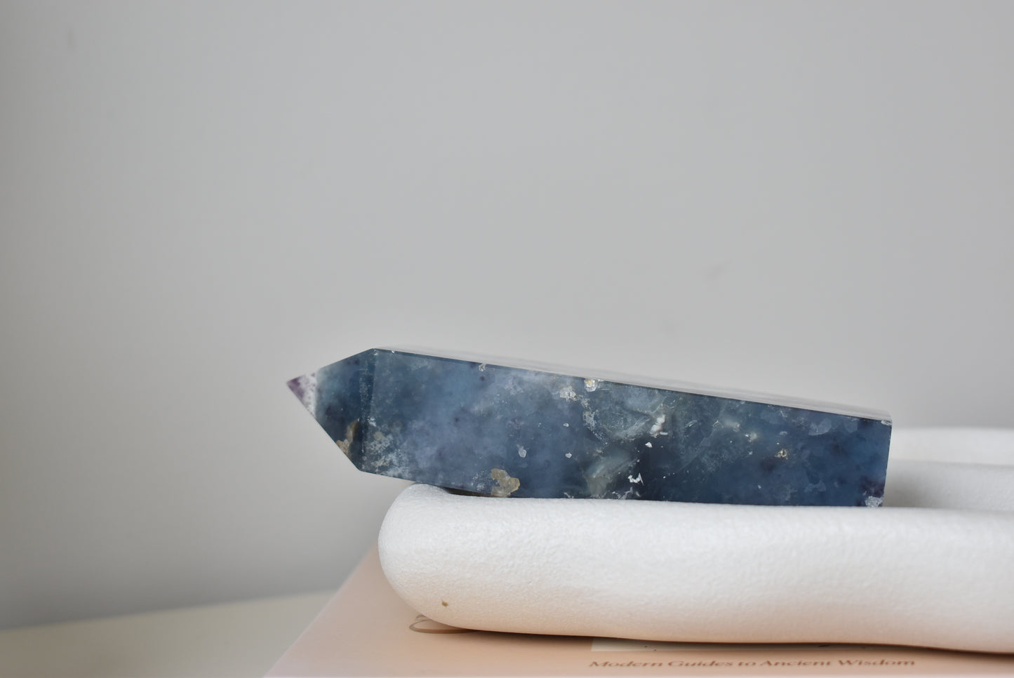 Feather Fluorite Point #4 (Medium )