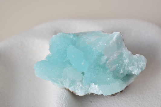 Blue Aragonite Needle Cluster Specimens #3 (Video)