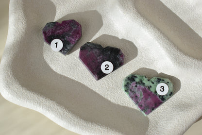HG Ruby in Zoisite Heart