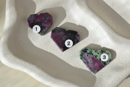 HG Ruby in Zoisite Heart