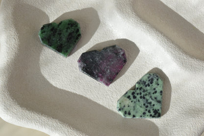 HG Ruby in Zoisite Heart