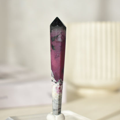 HG Natural Ruby Wand (UV light video)
