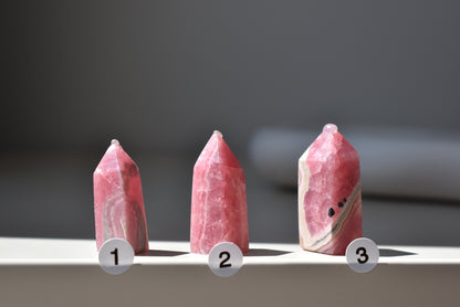 Rhodochrosite Points