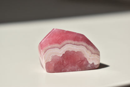 Rhodochrosite Freeform #4 (video)