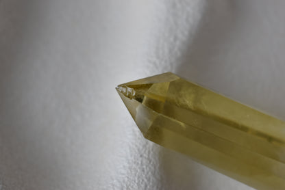 Blue Angel Feather Citrine DT 75mm #2 （chipped）