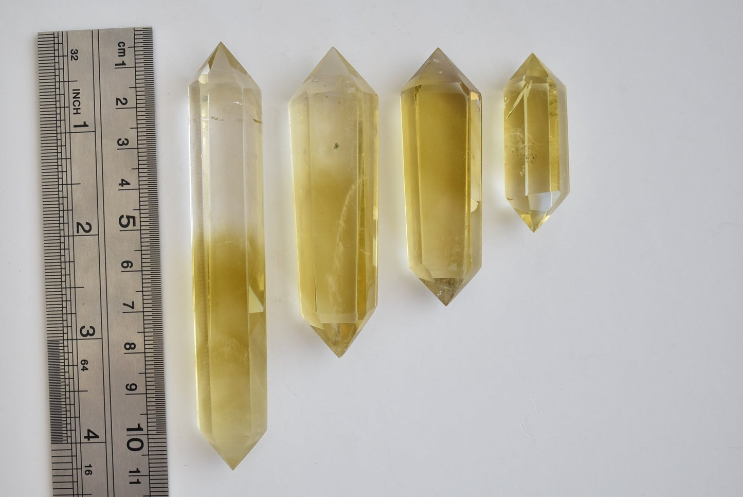 Blue Angel Feather Citrine DT 75mm #2 （chipped）