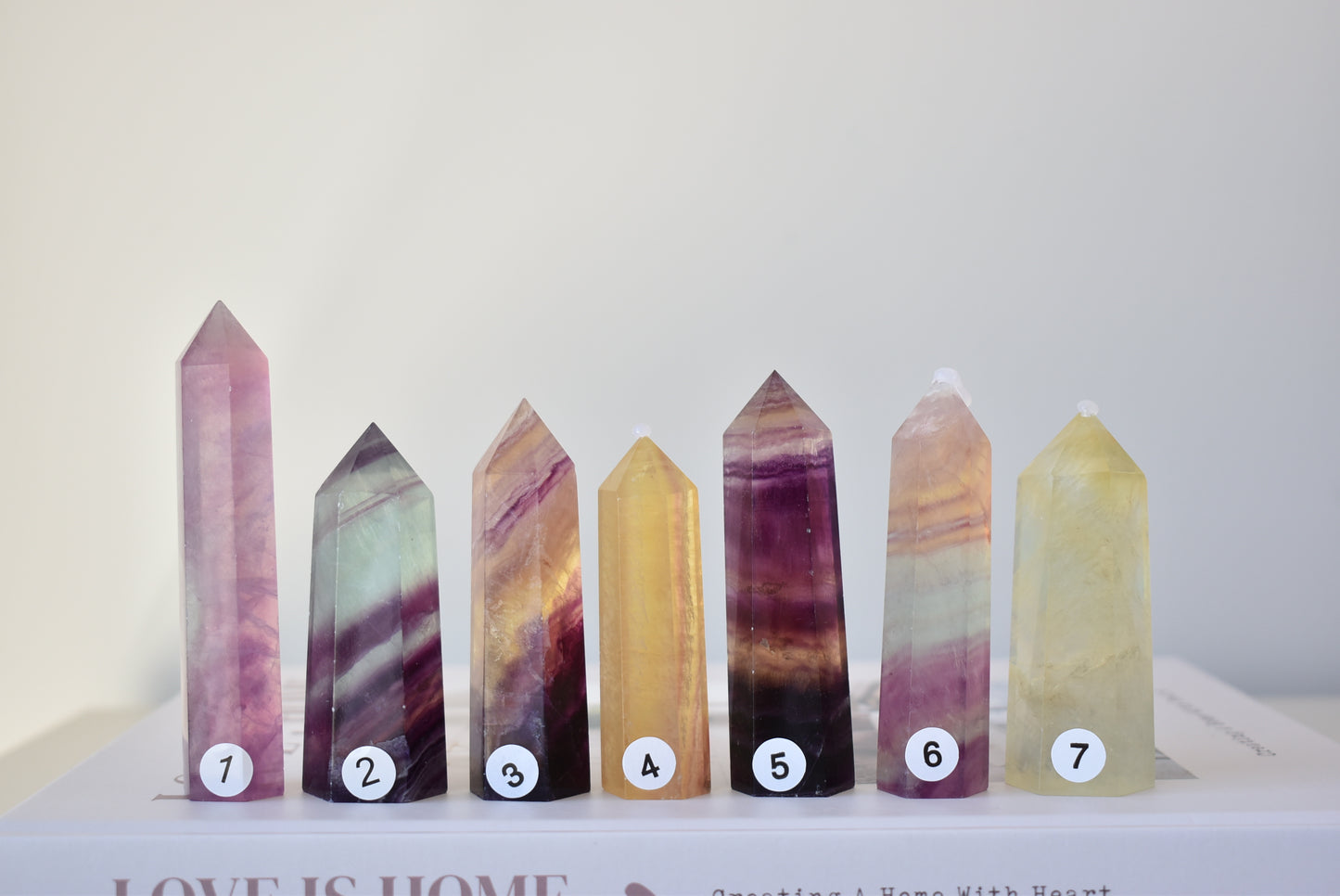 Candy Fluorite Points
