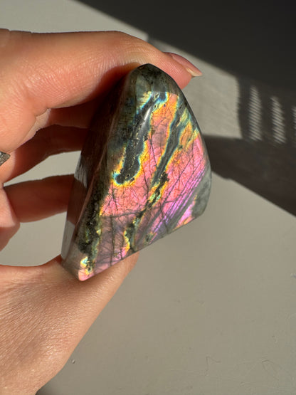 Pink Labradorite Freeform 90g